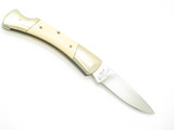 Vtg 80s Explorer 11-391 Imai Seki Japan White Micarta Small 2.75" Lockback Knife