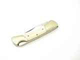 Vtg 80s Explorer 11-391 Imai Seki Japan White Micarta Small 2.75" Lockback Knife
