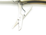 Vtg 80s Explorer 11-392 Imai Seki Japan White Micarta Small 2.75" Lockback Knife