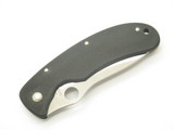 Vintage Spyderco Wegner Seki Japan Black G10 ATS-34 Large Folding Pocket Knife