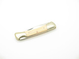 Vintage 1980s Explorer 11-393 Imai Seki Japan White 3.37" Micarta Lockback Knife