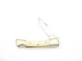 Vintage 1980s Explorer 11-393 Imai Seki Japan White 3.37" Lockback Micarta Knife