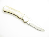 Vintage 1980s 3.75" Explorer 11-340 Imai Seki Japan Smooth Bone Lockback Knife