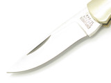 Vintage 1980s 11-349 Explorer Imai Seki Japan 3.75" Smooth Bone Lockback Knife