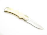 Vintage 1980s 11-349 Explorer Imai Seki Japan 3.75" Smooth Bone Lockback Knife