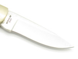 Vintage 1980s 11-349 Explorer Imai Seki Japan 3.75" Smooth Bone Lockback Knife