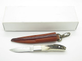 Seizo Imai Seki Custom Loveless Horn Sambar Stag Fixed VG-10 Damascus Hunter Knife