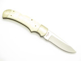 Vintage 1980s Explorer 11-349 Imai Seki Japan Smooth Bone 3.75" Lockback Knife