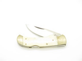 Vintage 1980s Explorer 11-349 Imai Seki Japan Smooth Bone 3.75" Lockback Knife