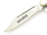 Vintage 1980s Explorer 11-174 Imai Seki Japan Smooth Bone 3.87" Folding Knife