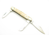 Vintage 1980s Explorer 11-174 Imai Seki Japan Smooth Bone 3.87" Folding Knife