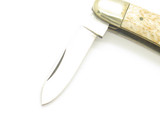 Vintage 1980s Explorer 11-174 Imai Seki Japan Smooth Bone 3.87" Folding Knife