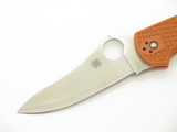 Spyderco Stretch Seki City Japan Orange FRN HAP40/SUS410 Folding Pocket Knife