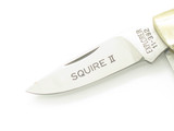 Vtg 80s Explorer 11-392 Imai Seki Japan White Micarta 2.75"Small Lockback Knife