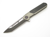 We Knife Co Arsenal WE20073-3 Titanium Framelock CPM-20CV Folding Pocket Knife