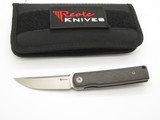 Reate Bushido M390 Carbon Fiber Titanium Tanto Folding Pocket Knife