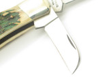Vtg 80s Explorer 11-389 Imai Seki Japan Stag Squire Stockman 3.75" Folding Knife