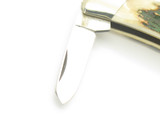 Vtg 80s Explorer 11-389 Imai Seki Japan Stag Squire Stockman 3.75" Folding Knife