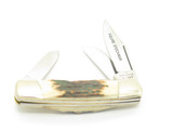 Vtg 80s Explorer 11-389 Imai Seki Japan Stag Squire Stockman 3.75" Folding Knife