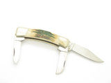 Vtg 80s Explorer 11-389 Imai Seki Japan Folding Stag Squire Stockman 3.75" Knife