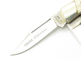 Vtg 80s Explorer 11-389 Imai Seki Japan 3.75" Folding Stag Squire Stockman Knife
