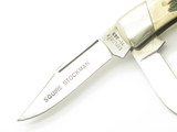 Vtg 80s Explorer 11-389 Imai Seki Japan 3.75" Stag Folding Squire Stockman Knife