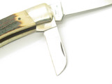 Vtg 80s 11-389 Explorer Imai Seki Japan 3.75" Stag Folding Squire Stockman Knife