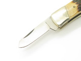 Vtg 80s 11-389 Explorer Imai Seki Japan 3.75" Stag Folding Squire Stockman Knife