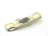 Vintage 1980s 11-390 Explorer Imai Seki Japan 4.5" Stag Squire VI Lockback Knife