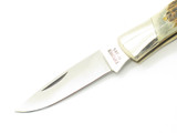 Vintage 1980s Explorer 11-385 Imai Seki Japan Small 3.37" Stag Lockback Knife
