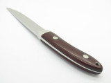 Seizo Imai Seki Custom Loveless Large Caper ATS-34 & Wood Fixed Blade Knife