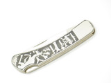 Vintage 1980s Explorer Imai Seki Japan 4" Animal Scene Stainless Lockback Knife