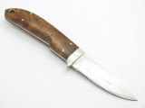 Seizo Imai Seki Custom Loveless Skinner Wood VG-10 Damascus Fixed Knife