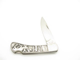 Vintage 1980s Explorer Imai Seki Japan Animal Scene 4" Stainless Lockback Knife