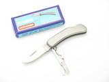 Vtg 1980s 11-361 Explorer Imai Seki Japan 2.25" Stainless Folding Lockback Knife