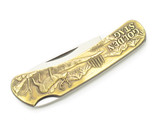 Vintage 1980s Explorer Imai Seki Japan Stainless Brass Folding 3" Lockback Knife