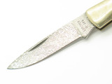 Vintage 1980s Explorer 11-385 Imai Seki Japan Folding 3.37" Wood Lockback Knife