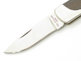 Vintage 80s Explorer Imai Seki Japan Folding 3.12" Wood Stainless Lockback Knife