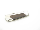 Vintage 80s Explorer Imai Seki Japan Folding 3.12" Wood Stainless Lockback Knife