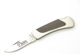 Vintage 80s Explorer Imai Seki Japan 3.12" Wood Folding Stainless Lockback Knife