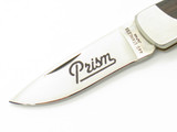 Vintage 80s Explorer Imai Seki Japan 3.12" Wood Folding Stainless Lockback Knife