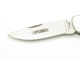 Vintage 1980s Explorer 11-326 Imai Seki Japan 4" Wood Stainless Lockback Knife