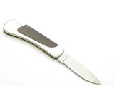 Vintage 1980s Explorer 11-326 Imai Seki Japan 4" Wood Stainless Lockback Knife