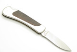 Vintage 1980s Explorer 11-326 Imai Seki Japan Lockback Stainless Wood 4" Knife