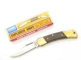 Vintage 1980s Explorer 11-303 Imai Seki Japan 3.37" Lockback Wood Folding Knife