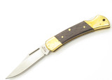 Vintage 1980s Explorer 11-303 Imai Seki Japan 3.37" Lockback Wood Folding Knife