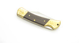 Vintage 1980s Explorer 11-303 Imai Seki Japan 3.37" Lockback Wood Folding Knife