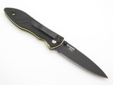 Vintage Benchmade USA 875 Sentinel ATS-34 Gold Folding Pocket Knife