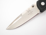 Vintage Benchmade 405 Panther Black Handle ATS-34 Folding Pocket Knife