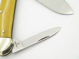 Vtg '73 Robt Klaas Kissing Crane 2626 Solingen Yellow Canoe Folding Knife
